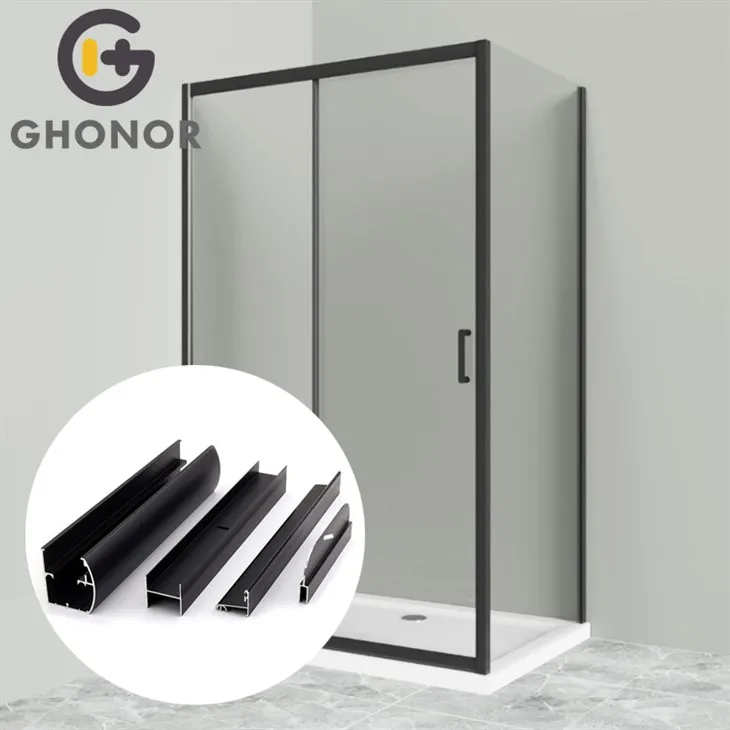 Profil aluminiowy do drzwi prysznicowych